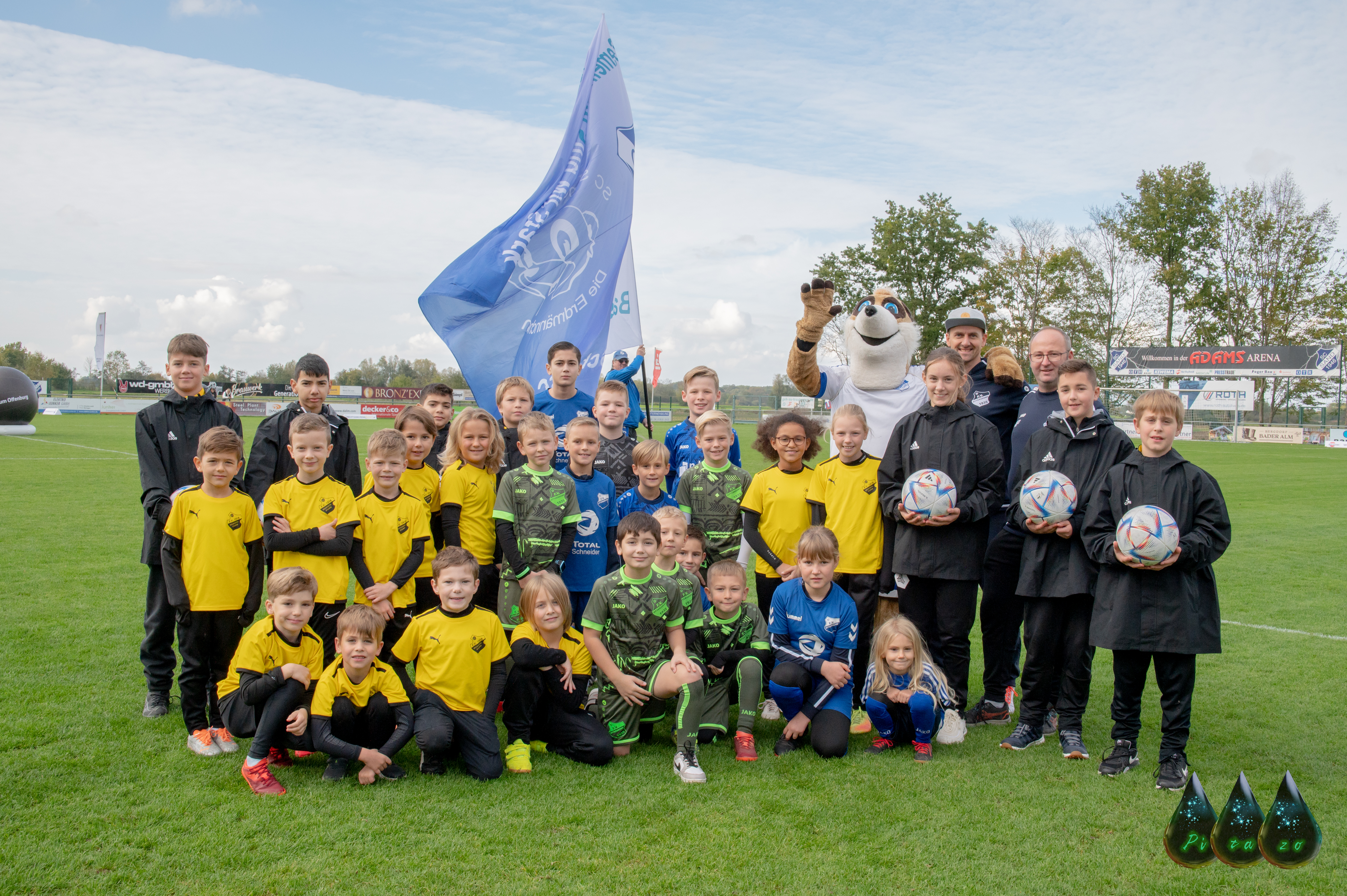 Juniorinnen und Junioren des FV Muggensturm und des FV Otterdorf